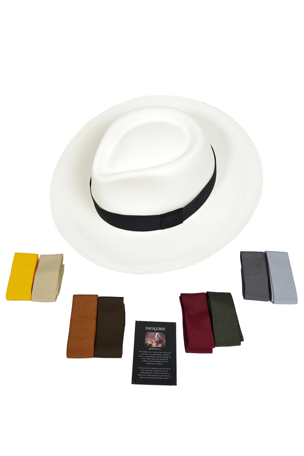 Superfino Teardrop White Diplomat Hat- Montecristi  Quality