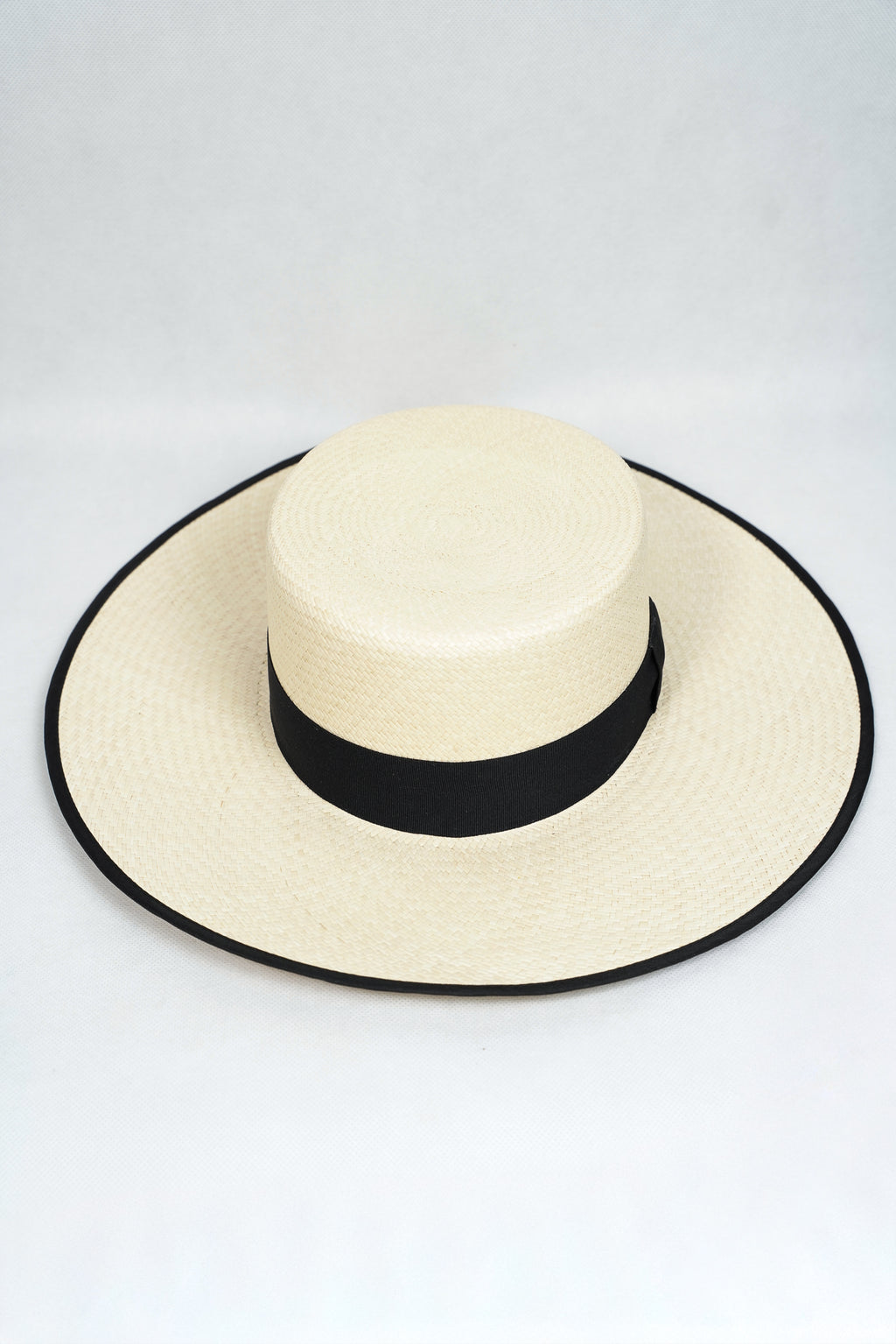 Panama Hat- Italiano Black  Desing