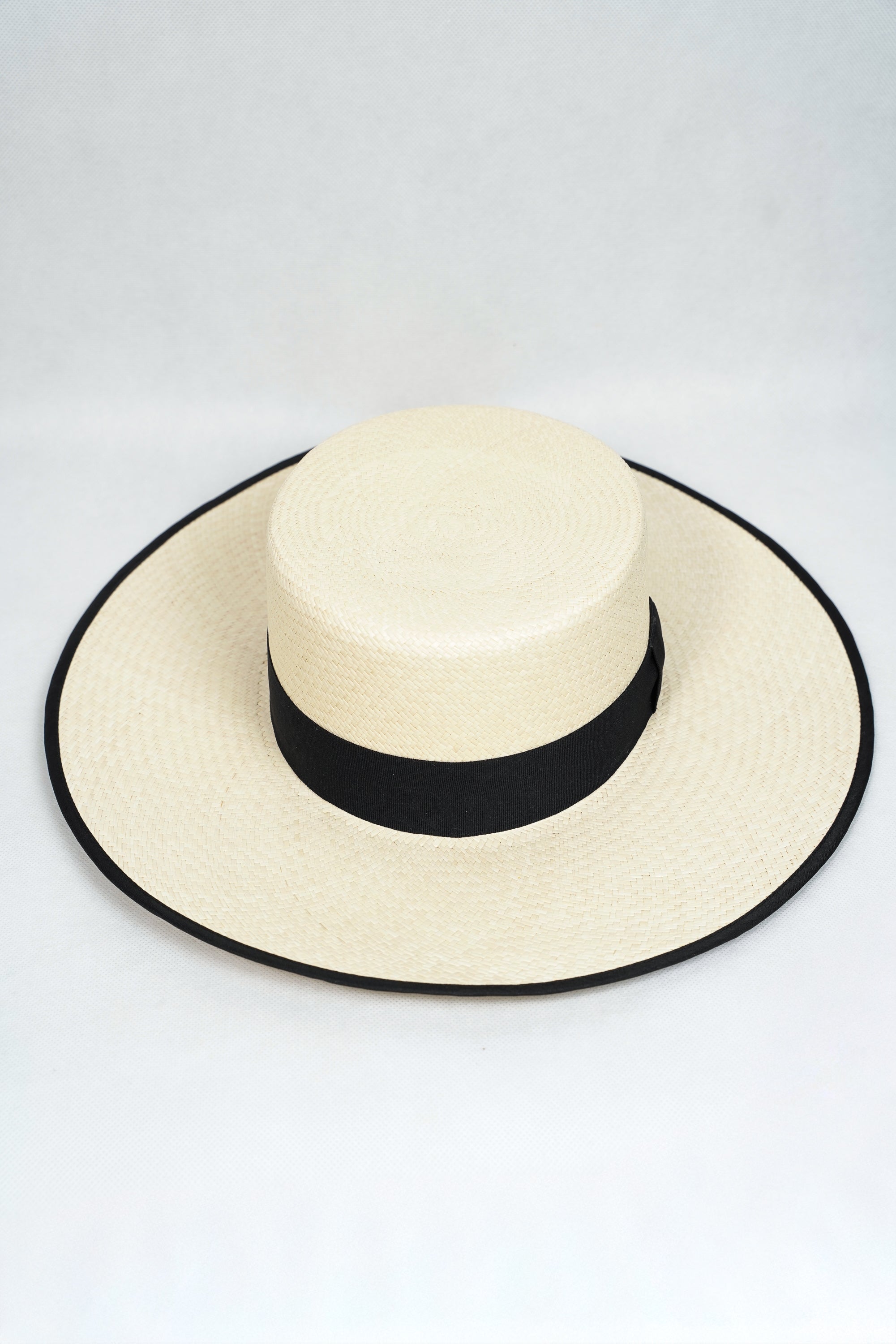Panama Hat- Italiano Black  Desing
