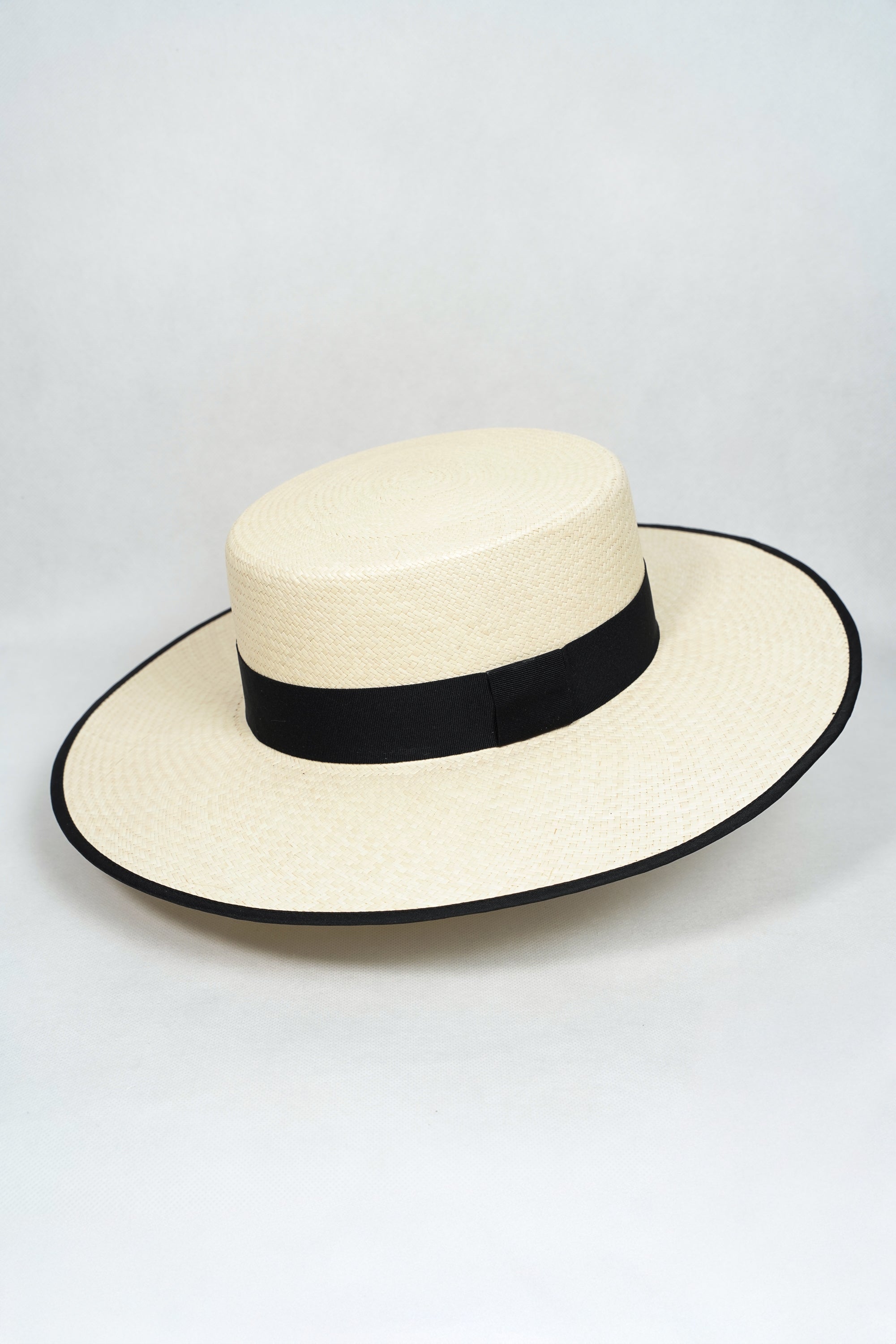Panama Hat- Italiano Black  Desing