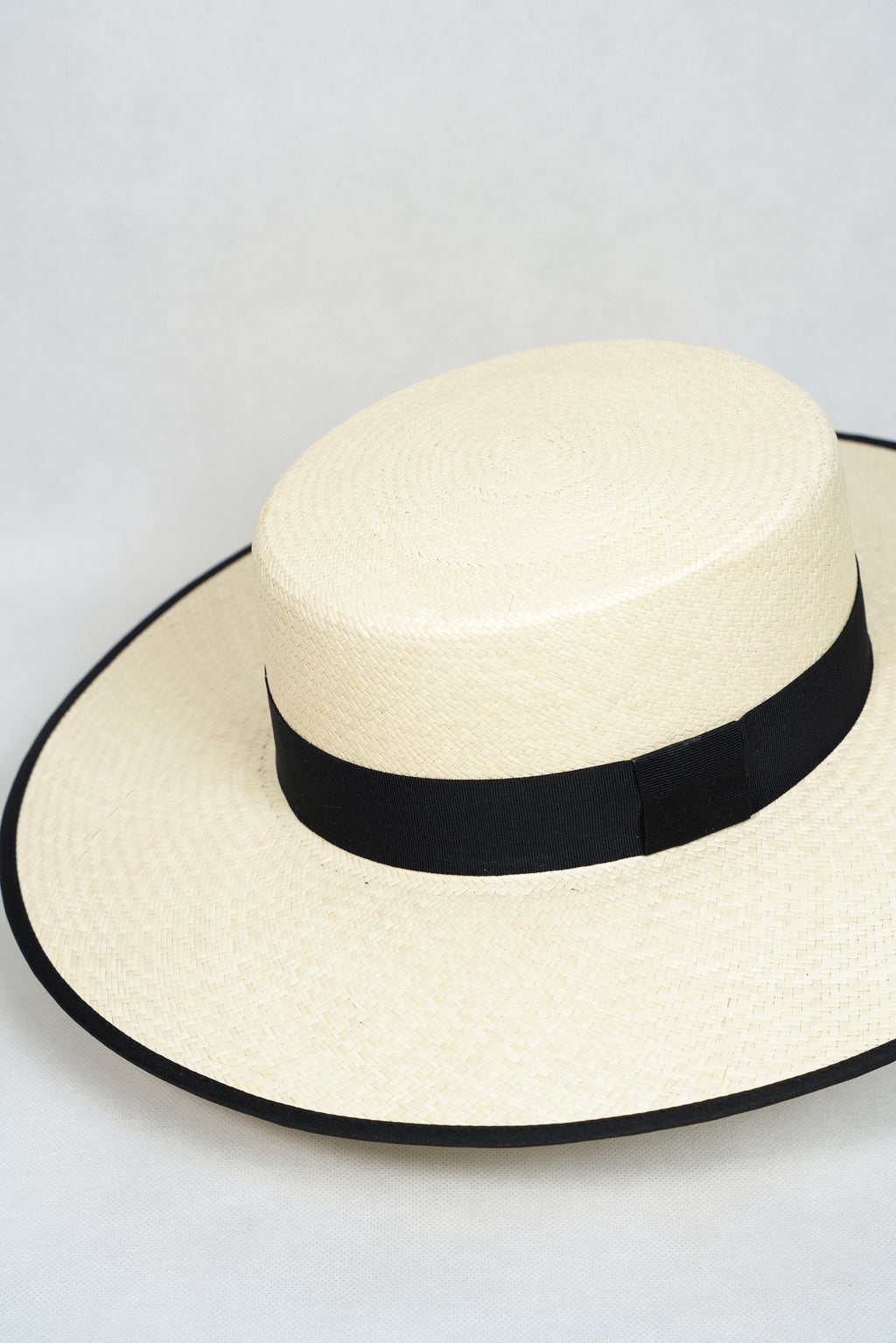 Panama Hat- Italiano Black  Desing
