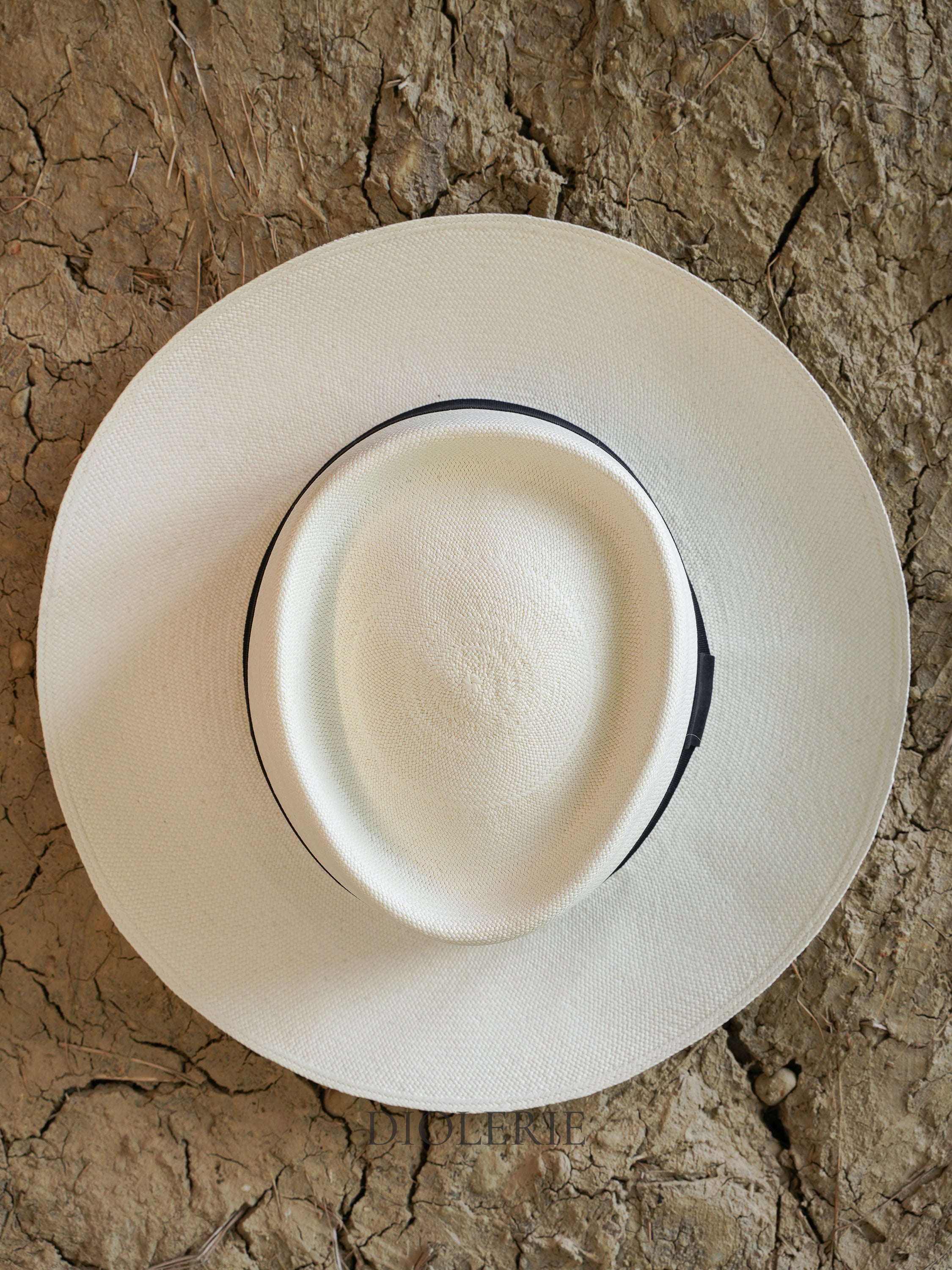 Ultrafino White Gambler Panama Hat | Montecristi  Quality