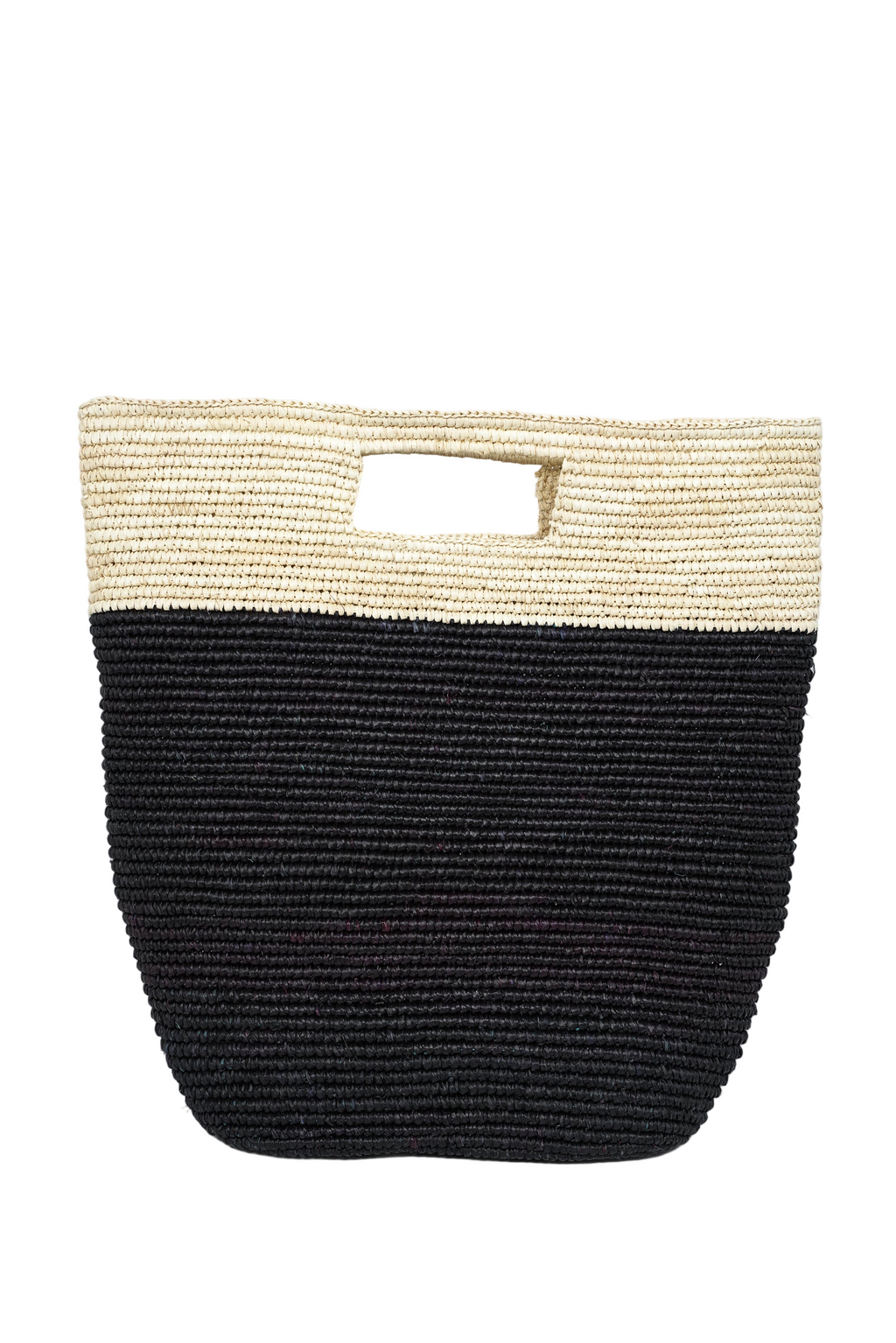 White&BlackToquilla Straw Bag