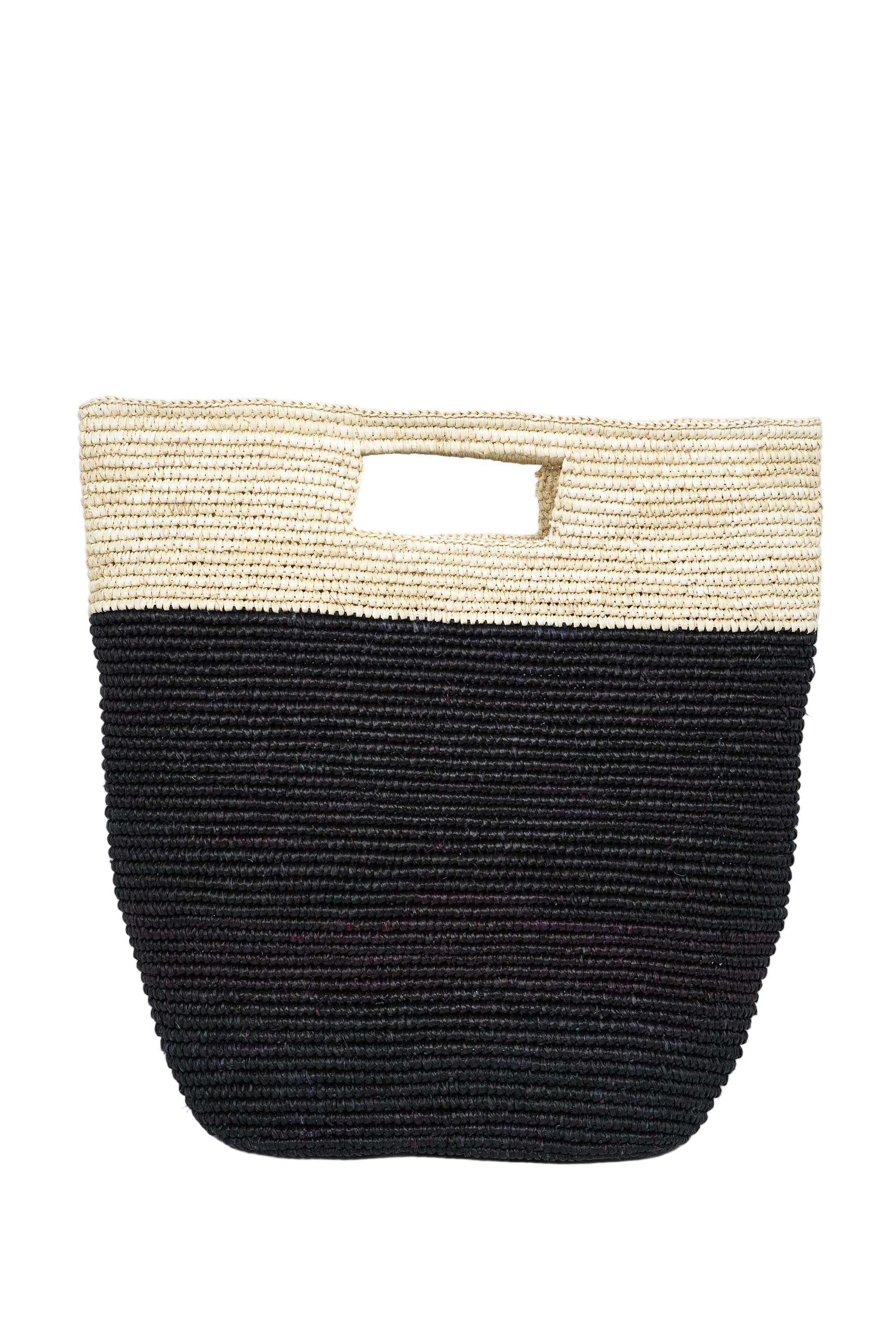 White&BlackToquilla Straw Bag